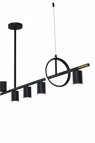 Люстра на штанге AM-Group  AM438 BK