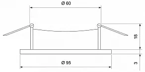 Встраиваемый светильник Elektrostandard Dorma 25001/01 MR16 черный