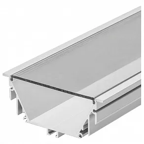 Профиль встраиваемый Arlight ALU-POWER-RW80F-2000ANOD+CLEAR-P 015479