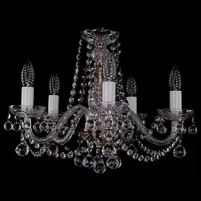 Подвесная люстра Bohemia Ivele Crystal 1402 1402/5/160/Pa/Balls