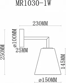Бра MyFar Stiven MR1030-1W