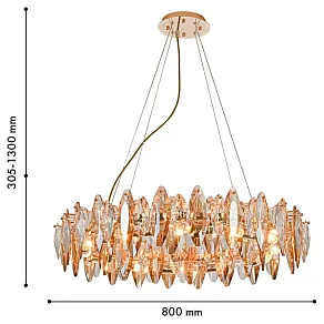 Подвесная люстра Favourite Glans 4719-12P