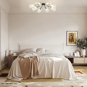 Потолочная люстра Arte Milano Napoli-326207 326207/8 CR.BK
