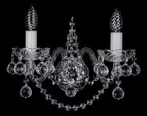 Бра Bohemia Ivele Crystal 1411 1411B/2/195XL/Ni/Balls
