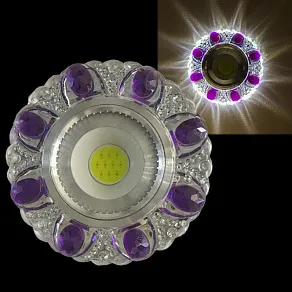 Встраиваемый светильник Reluce  42246-9.0-001PL MR16+LED3W CL/PP