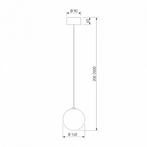 Подвесной светильник Bogate's Crystall 1_101