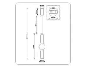 Подвесной светильник Ambrella Light LH LH11023