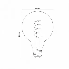 Лампа светодиодная Uniel Golden E27 4Вт K UL-00001818