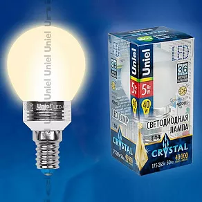 Лампа светодиодная Uniel ALC02SL E14 5Вт 3000K 08009
