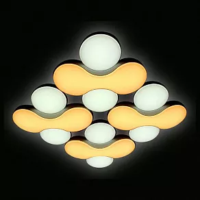 Накладной светильник Ambrella Orbital Granule FG1066/4 WH 208W D720*720
