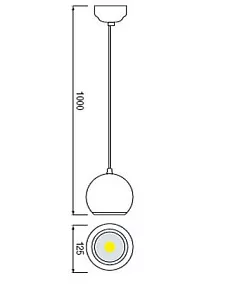 Подвесной светильник Horoz Electric Astra HRZ00000789