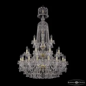 Подвесная люстра Bohemia Ivele Crystal 1409 1409/16+8+4/300/XL-130/3d G