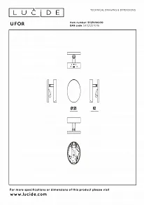 Бра Lucide Ufor 2767/12/31