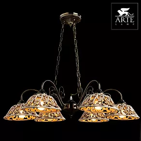 Подвесная люстра Arte Lamp Carved A5387LM-6AB