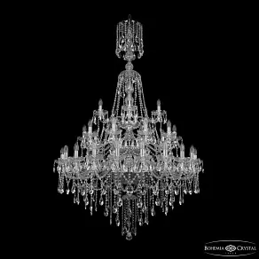 Подвесная люстра Bohemia Ivele Crystal 1415 1415/20+10+5/400/XL-180/3d Ni