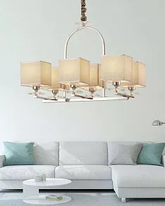 Подвесная люстра LUMINA DECO Liniano LDP 17100-6 CHR