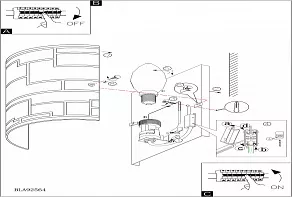 Накладной светильник Eglo ПРОМО Bayman 92564