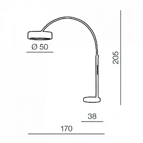Торшер Azzardo Aruba AZ0169