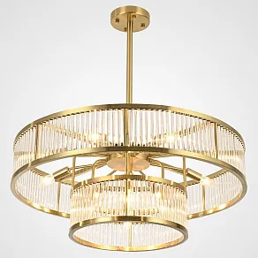 Люстра на штанге Imperiumloft RH Marais Round Chandelier D80 40,2668