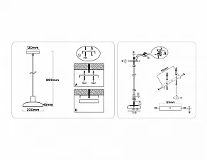Подвесной светильник Ambrella Light FL FL4838