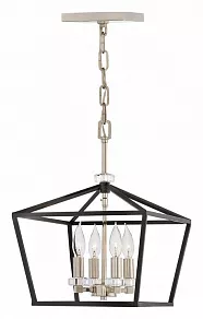 Подвесная люстра Hinkley Stinson QN-STINSON-4P-M-BK