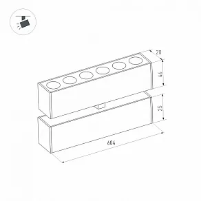 Накладной светильник Arlight MAG-25 034222