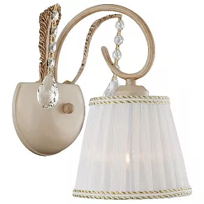 Бра Eurosvet 70003 70003/1 бежевый/прозрачный хрусталь