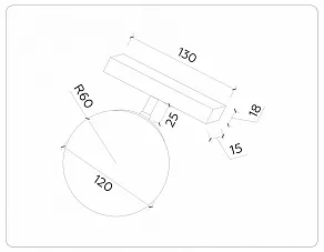 Накладной светильник Ambrella Light GL GL3921