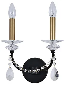 Бра Newport АНАСТАСИЯ 3972/A black+brass