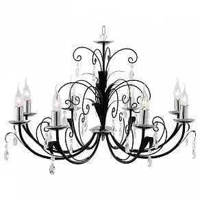 Подвесная люстра Arte Lamp Romana A1742LM-8BK