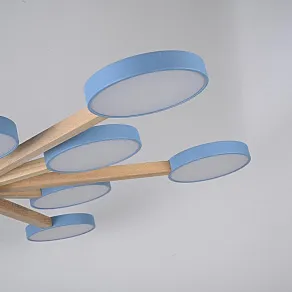 Люстра на штанге Imperiumloft TURNA Blue TURNA-B01