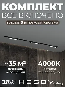 Комплект трековый Hesby Lighting Skylite №1 HSBL_kompl_S001_NI3B4K