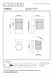 Светильник на штанге Lucide Timbala 11840/01/30