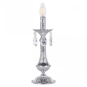 Настольная лампа декоративная Bohemia Ivele Crystal AL77 AL77100L/1-32 Ni