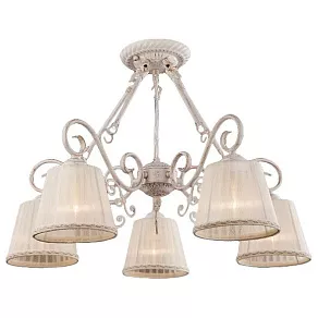 Люстра на штанге Eurosvet 60000 60000/5 белый с золотом