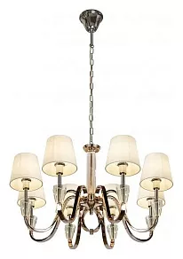 Подвесная люстра iLamp Alesti P2424-8 Nickel