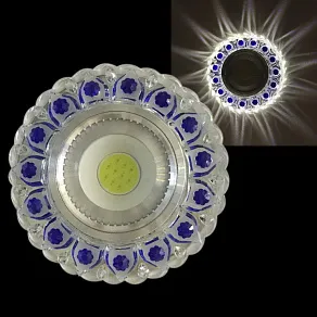 Встраиваемый светильник Reluce  42237-9.0-001PL MR16+LED3W CL/BL