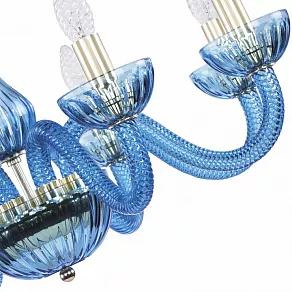 Подвесная люстра Bohemia Ivele Crystal Ivele Crystal 3 1310/8/240 G Aq/Aquamarime/M-1H