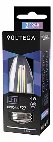 Лампа светодиодная Voltega Candel E14 4Вт 4000K 4667