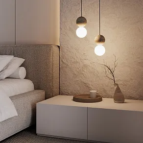 Подвесной светильник Eurosvet Stone 304051 травертин