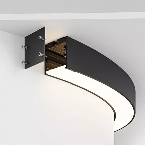 Профиль накладной Maytoni Led strip ALM-3535R-B-D-90°-0.8M