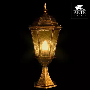 Наземный низкий светильник Arte Lamp Genova A1204FN-1BN