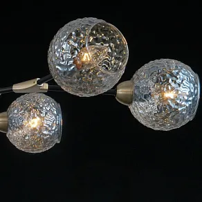 Люстра на штанге ILLUMICO  IL0253-6CSQ-79 BK AB