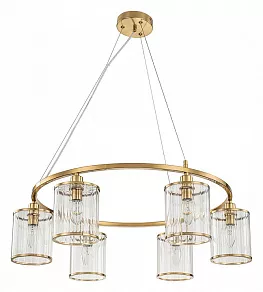 Подвесная люстра Indigo Dante 13022/6P Brass