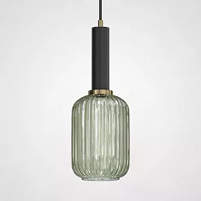 Подвесной светильник Imperiumloft Ferm Living Chinese Lantern A Brass / Green IRIS01