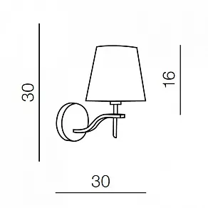 Бра Azzardo Princessa wall AZ0723