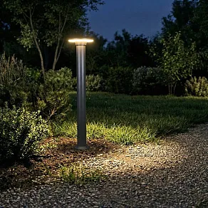 Наземный высокий светильник Reluce  09974-0.7-001JH 1,0M LED12W BK RLOS