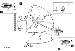 Накладной светильник Eglo Lepus 90867