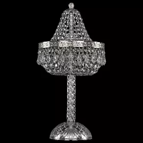 Настольная лампа декоративная Bohemia Ivele Crystal 1901 19011L4/H/25IV Ni