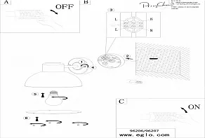 Светильник на штанге Eglo Entrimo 96206